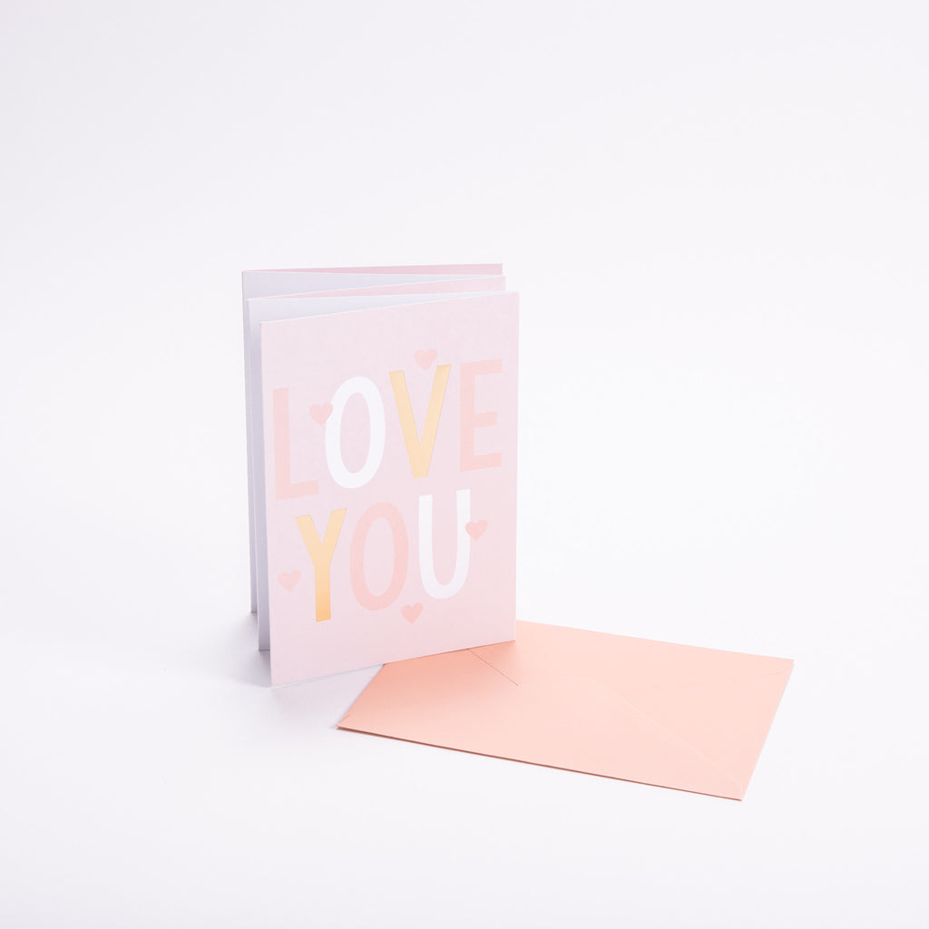 "Love You" Greeting Card